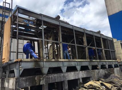 冷卻塔填料如何換？