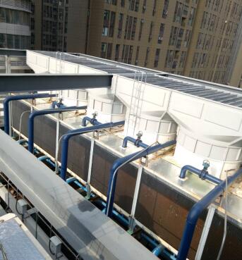 逆流式玻璃鋼冷卻塔結(jié)構